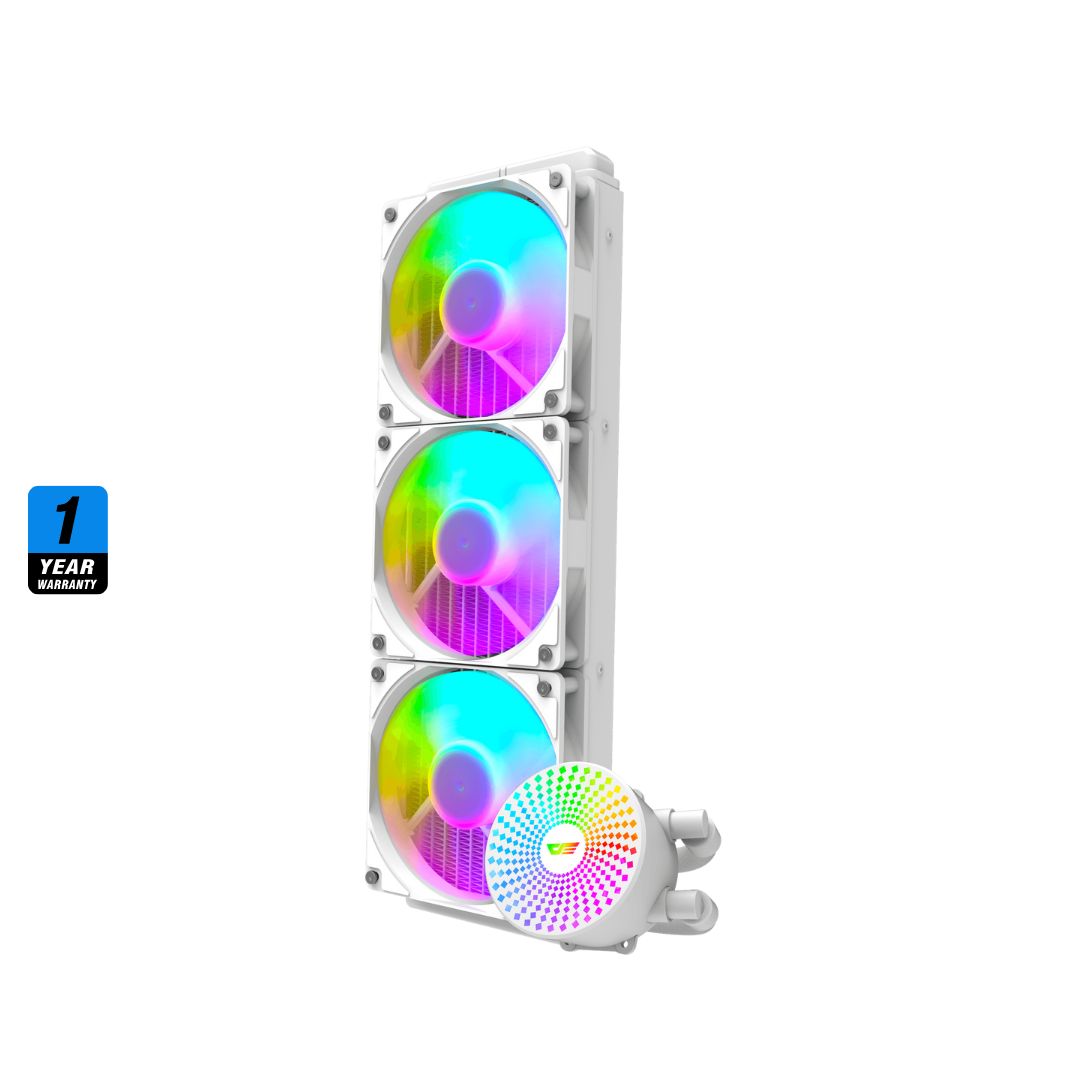 DarkFlash DC360 Liquid CPU Cooler - White