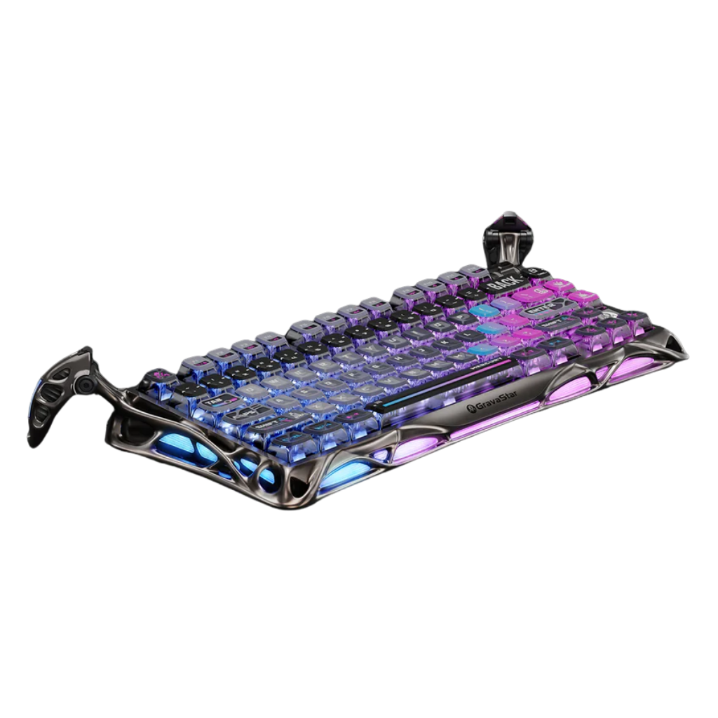 GravaStar Mercury K1 Pro Special Edition Gaming Keyboard - Cyberpunk