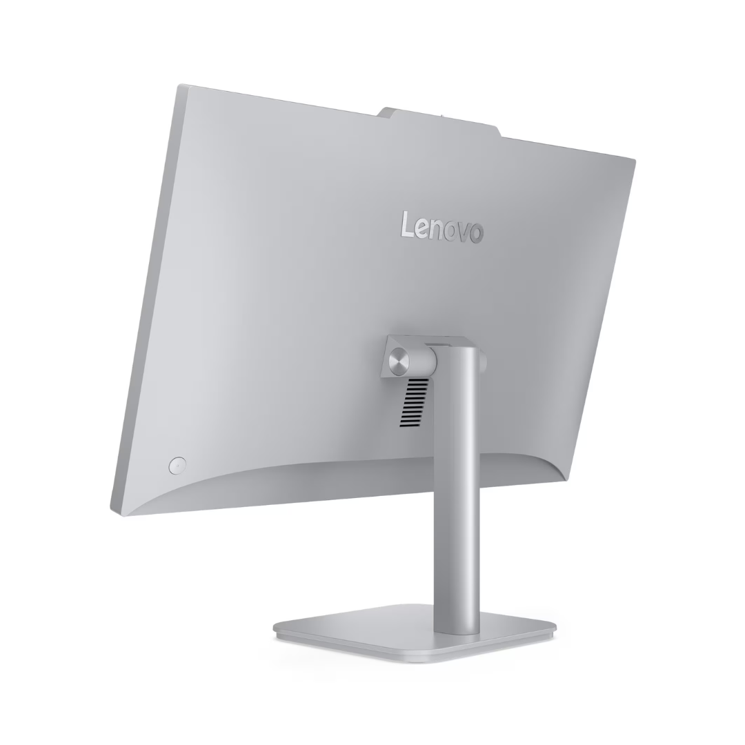 حاسوب مكتبي شامل All in One Lenovo A100 - (43PS)، بمعالج Intel Core i3-N305، ذاكرة RAM 8GB، قرص SSD بسعة 512GB، رسومات Intel® UHD، شاشة 24 بوصة FHD IPS، بلون Cloud Grey