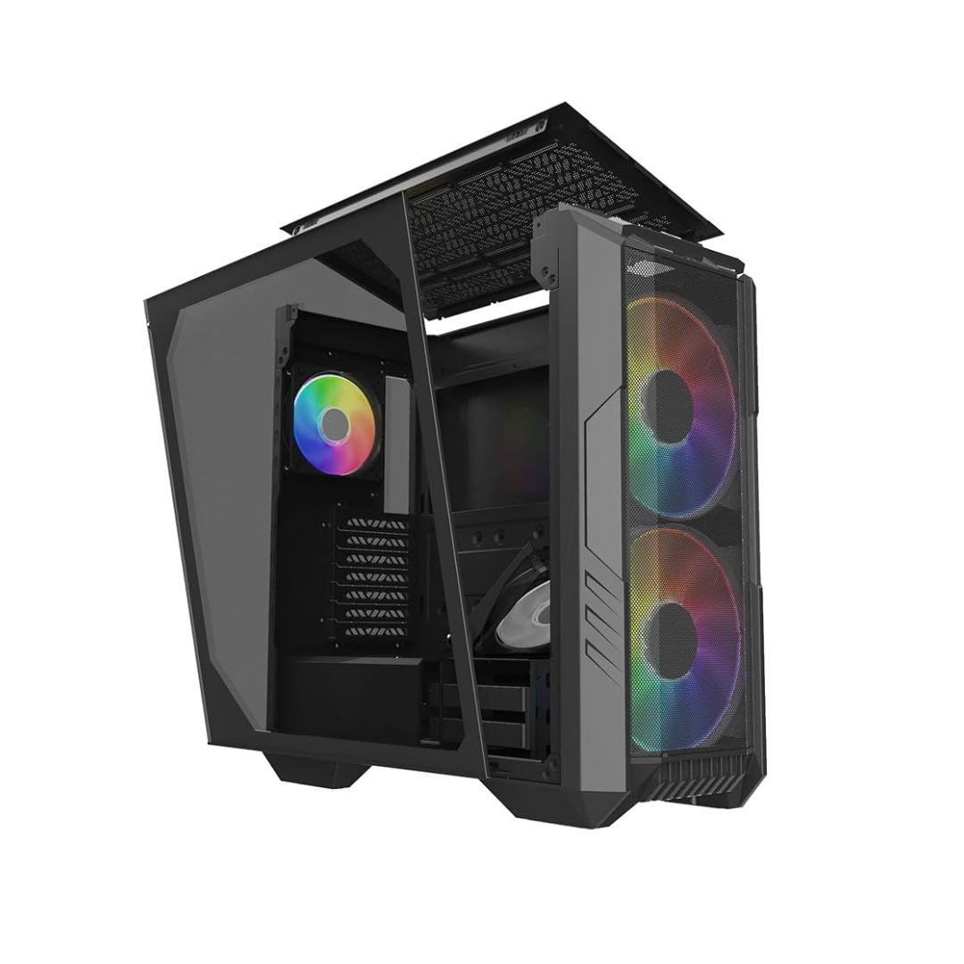 Cooler Master HAF 500 Mid Tower 3 Fan - Black