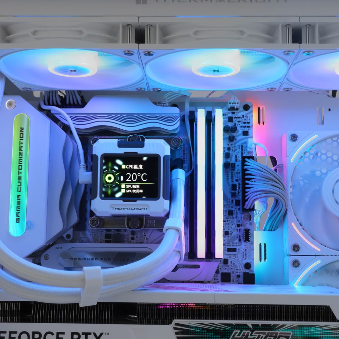 Thermalright Frozen Warframe 360 ARGB Liquid CPU Cooler - White