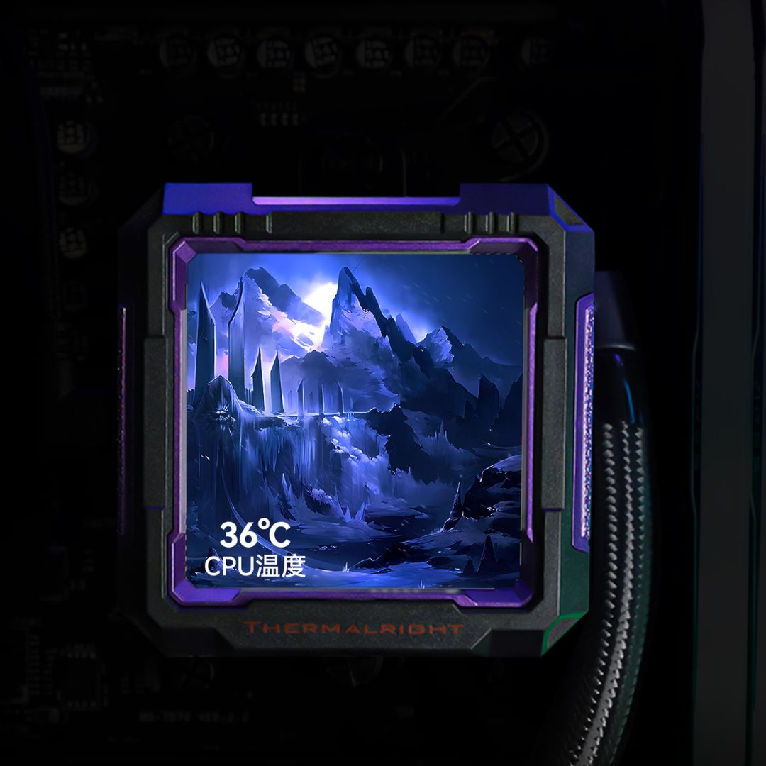 مبرد وحدة المعالجة المركزية السائل Thermalright Frozen Warframe PRO 360 ARGB ARGB - أسود