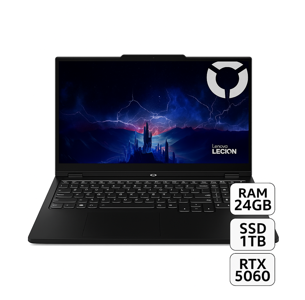 Lenovo Legion 5 15IRX10 - (D1PS), Intel Core i7-13650HX, RAM 24GB, SSD 1TB, NVIDIA RTX 5060 8GB, 15.3 WUXGA 165Hz, Eclipse Black
