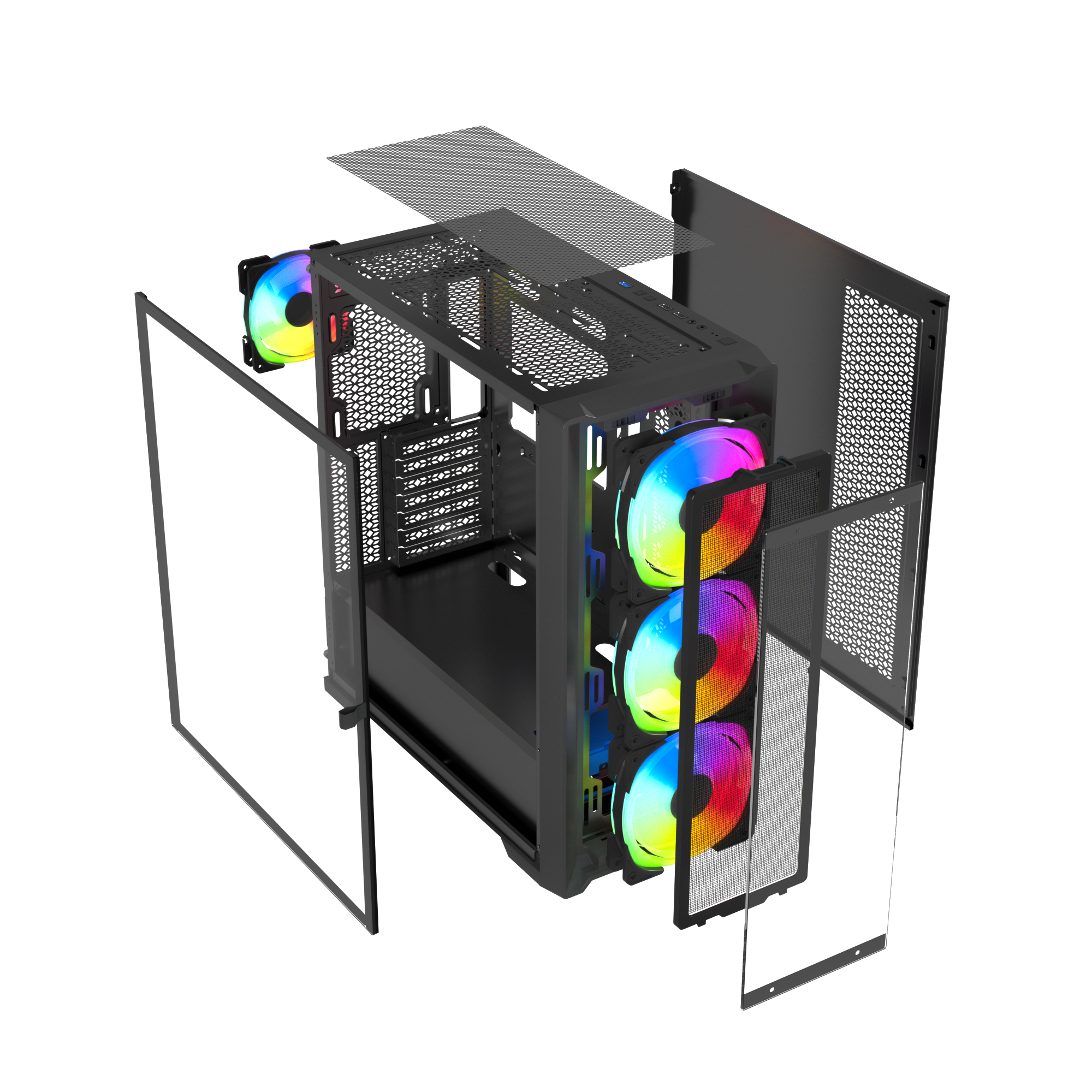 زجاج رابتور 230-A فالكون سترايك المقسّى - أسود