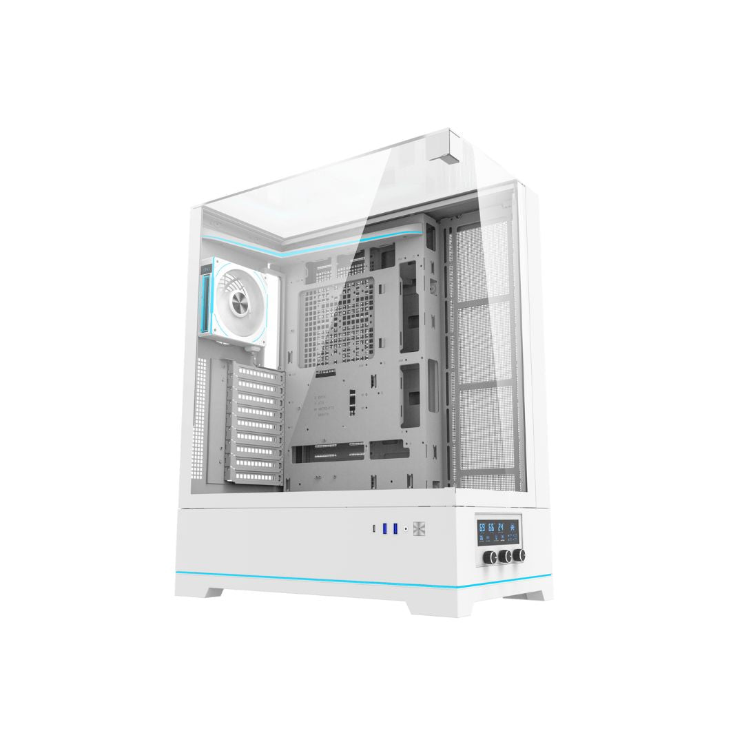 DarkFlash DY450L Pro Mid Tower Case - White