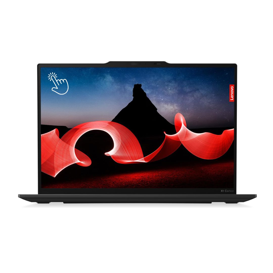 لينوفو ثينك باد X1 كاربون - (A7US)، معالج إنتل كور ألترا 7 155U، ذاكرة وصول عشوائي 32 جيجابايت، قرص صلب SSD سعة 512 جيجابايت، معالج رسومات إنتل، شاشة 14 بوصة WUXGA IPS، أسود