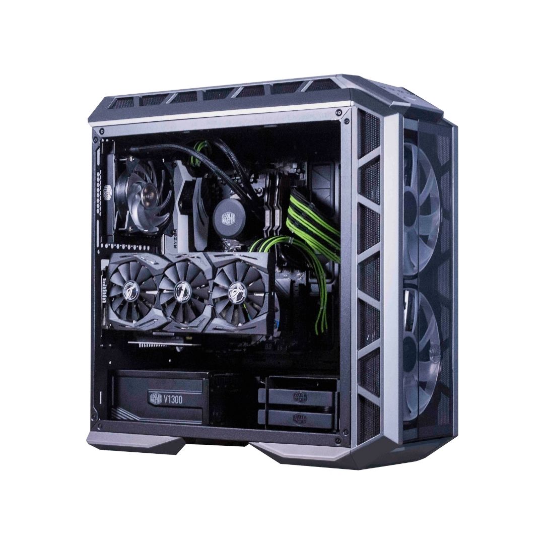 مجموعة كابل تمديد مزود الطاقة الناعم الصلب المزود بغطاء - أخضر وأسود