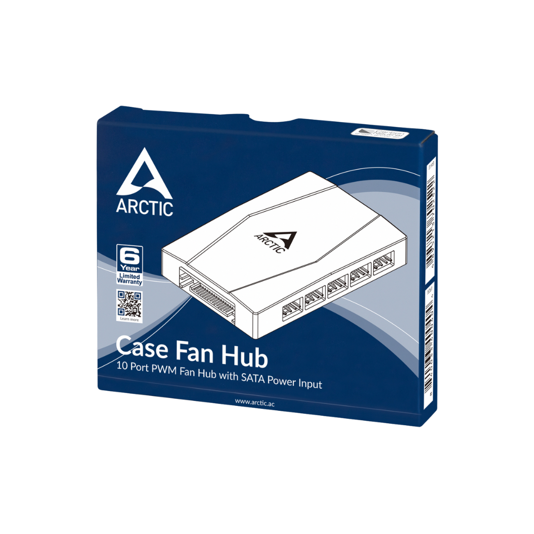 محور مروحة Arctic Case ذو 10 منافذ