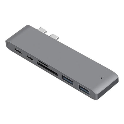 Adapter Type-C USB 3.0 HUB Combo TF SD Card Card Reader (Apple Macbook)
