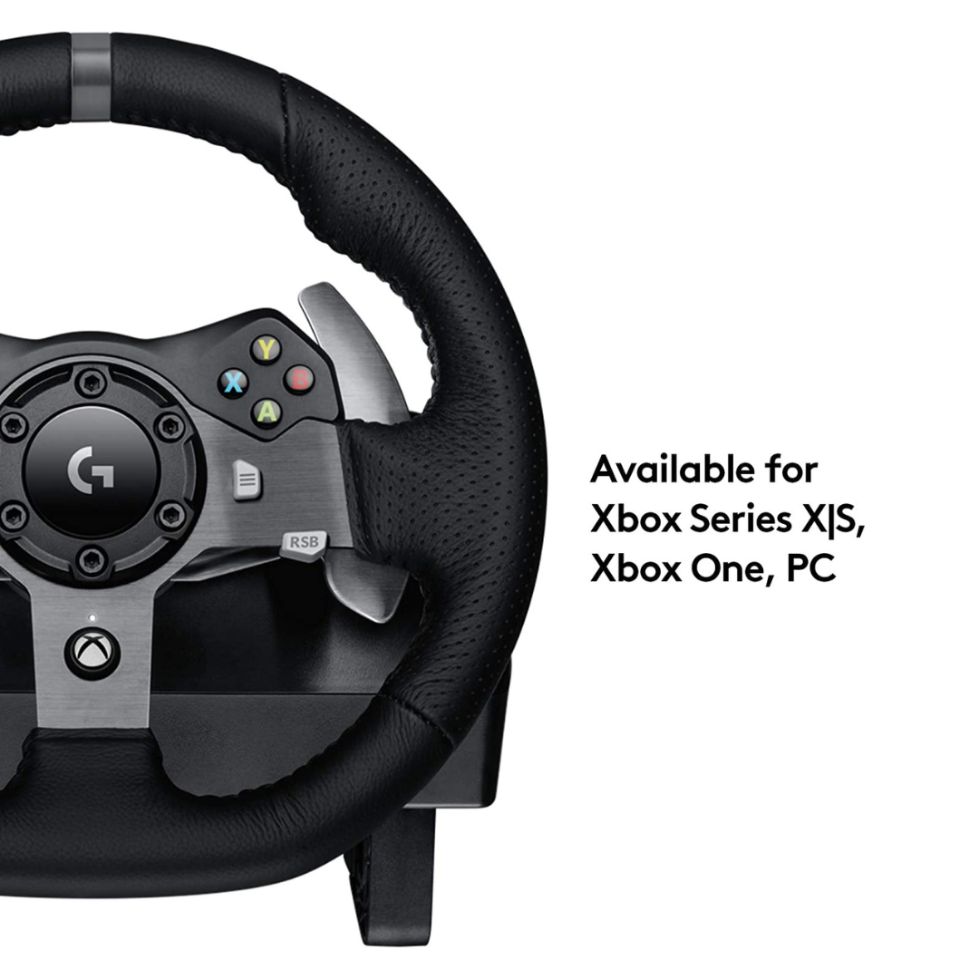 Logitech G920 Driving Force Racing Wheel and Floor Pedals for Xbox