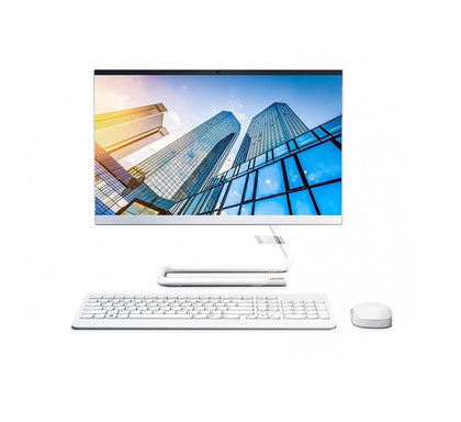 Lenovo Ideacentre AIO 3 24ITL6 All in one, Core i7-1165G7 -11 Gen, RAM 16GB (8*2), 1TB HDD & 256 SSD NVMe, Nvidia MX450 2GB, 24 Inch FHD ips, White