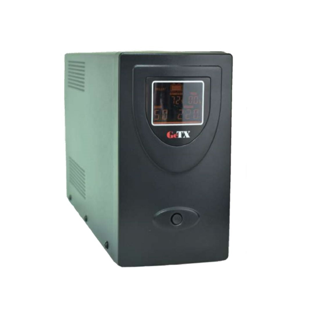 UPS GeTX GXK-2000-C (2000VA) خط تفاعلي، بطارية 12V9Ax2 - صندوق أصفر