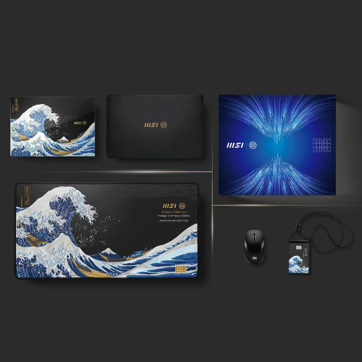 MSI Prestige 13 AI+ Ukiyo-e Edition, Intel Core Ultra 7-258V, RAM 32GB, SSD 1TB, Intel Arc Graphics, 13.3 Inch 2.8K OLED, Stellar Gray