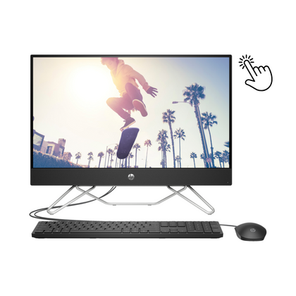 All In One HP 24-CB1490nh, intel Core i5-1235U, RAM 8GB, SSD 512GB, Intel Iris Xe Graphics, 24 FHD IPS Touch, Jet black