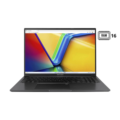 ASUS Vivobook 16 M1605YA-MB345, AMD Ryzen 7 7730U, RAM 16GB(Upgraded), SSD 512GB, AMD Radeon Graphics, 16.0 WUXGA, Tough Black