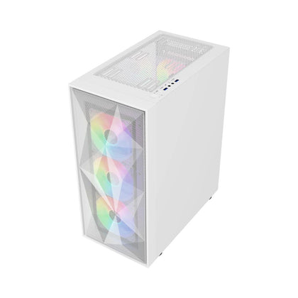 SAMA 3509 Mid Tower Case ATX - White