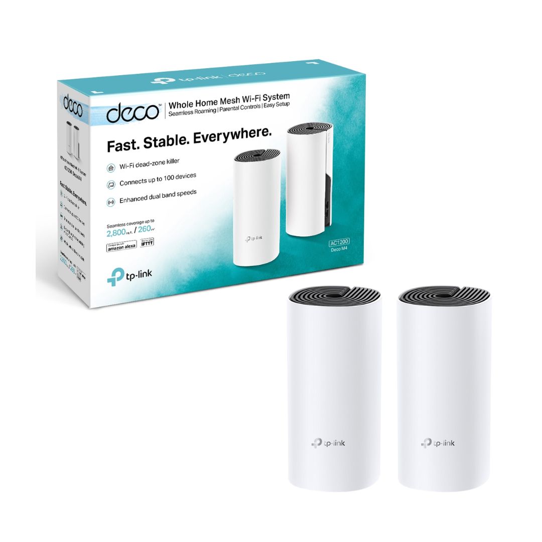 TP-Link - 2個パックDeco M4R AC1200 メッシュWi-Fiユニット Deco M4 | AC1200 メッシュWi-Fiシステム | TP-Link 日本
