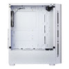 MASS 07 Mid Tower Case  4 RGB Fans - White