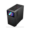 SAMA V Play 4367 Mid Tower Case ATX, With Monitor 7 inch - Black (BTF)