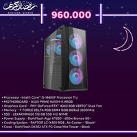 Pc Build intel i5 14400F, RTX 4060 8GB - Ramadan Offers