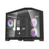 DarkFlash FT418 Mid Tower Case, 3 Fan - Black