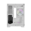 DarkFlash FT418 Mid Tower Case, 3 Fan - White