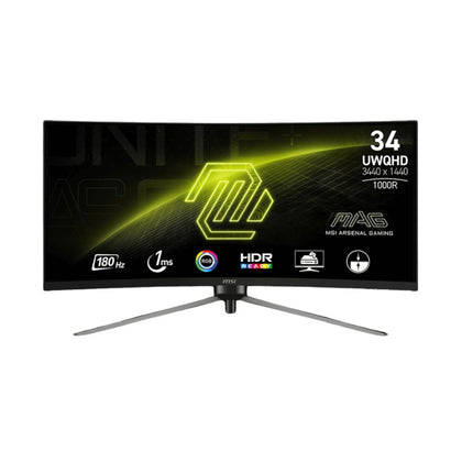 MSI MAG 345CQR UWQHD 2K (3440x1440) 160Hz 1Ms VA Curve, Monitor