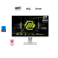 MSI MAG 274QRFW 27 2K (2560x1440) 180Hz 1Ms, Rapid IPS Flat, White, Monitor