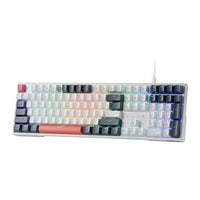 Redragon K668WBO-RGB TRUNDLE 108 Keys Wired RGB Gaming Keyboard, Red Switch