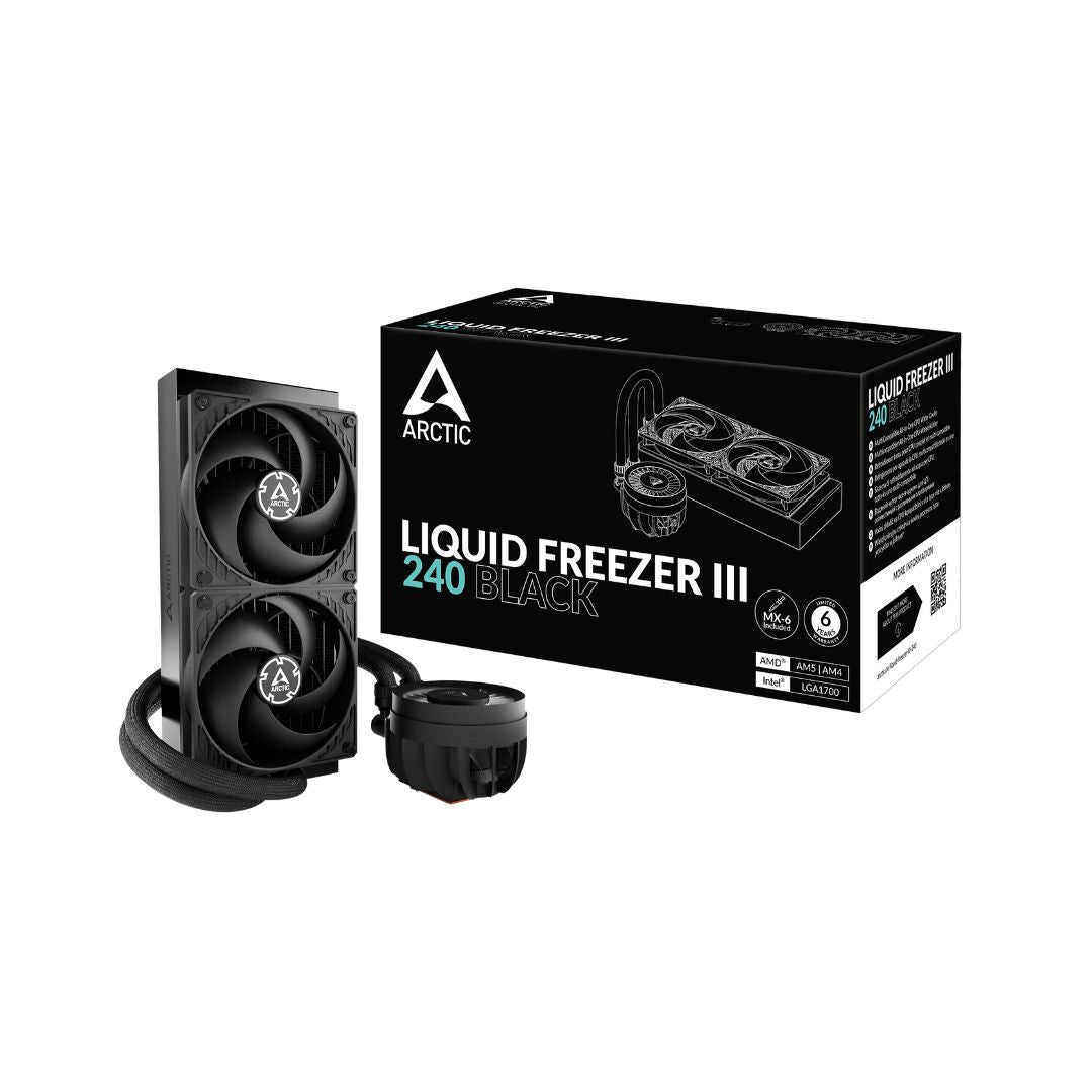 Arctic Liquid Freezer III 240 - Black – العالمية للحاسبات