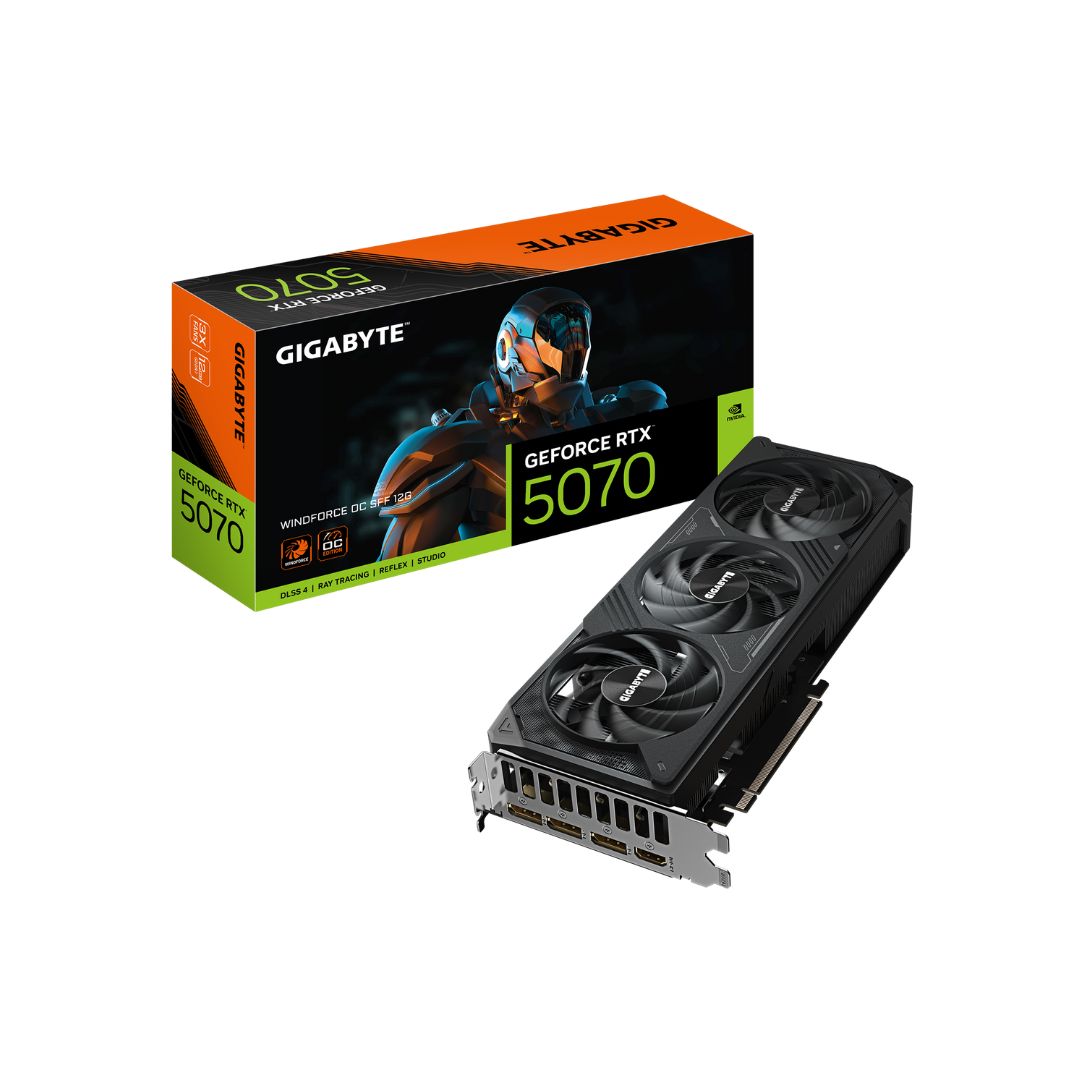بطاقة الرسومات Gigabyte GeForce RTX™ 5070 WINDFORCE سعة 12 جيجابايت