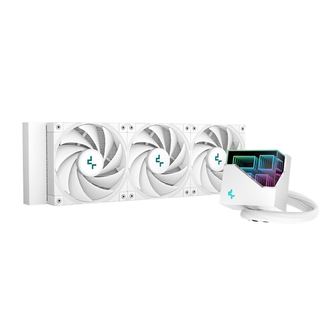 DEEPCOOL LT720 CPUクーラー 簡易水冷 360mm DEEPCOOL、鏡面仕様の水冷ブロック搭載水冷CPUクーラー「LT520