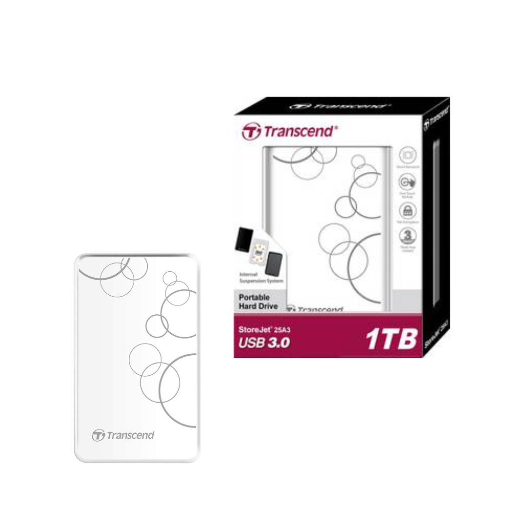 Transcend 1TB StoreJet 25A3 USB 3.1 Portable HDD