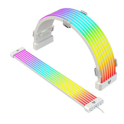COOLMOON Aosor Sleeved Cable PSU Extension Cable Kit ARGB