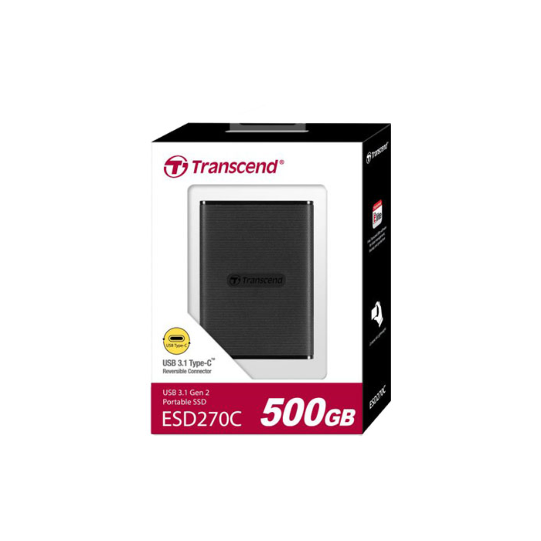 Transcend ESD270C 500GB Lightweight Portable SSD