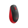 Logitech M190 Full-Size Wireless Mouse - Red