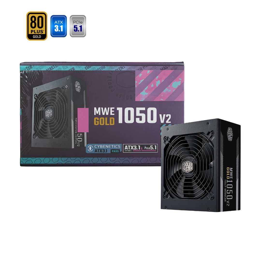 Cooler Master MWE Gold 1050W V2 PSU | PCIe 5.1, ATX 3.1 in