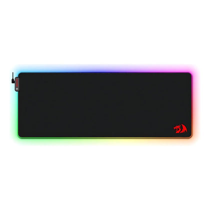 Redragon P033 Suzaku RGB LED Gaming Extended Mousepad, 800x300x4mm Dimensions, Soft Waterproof Surface