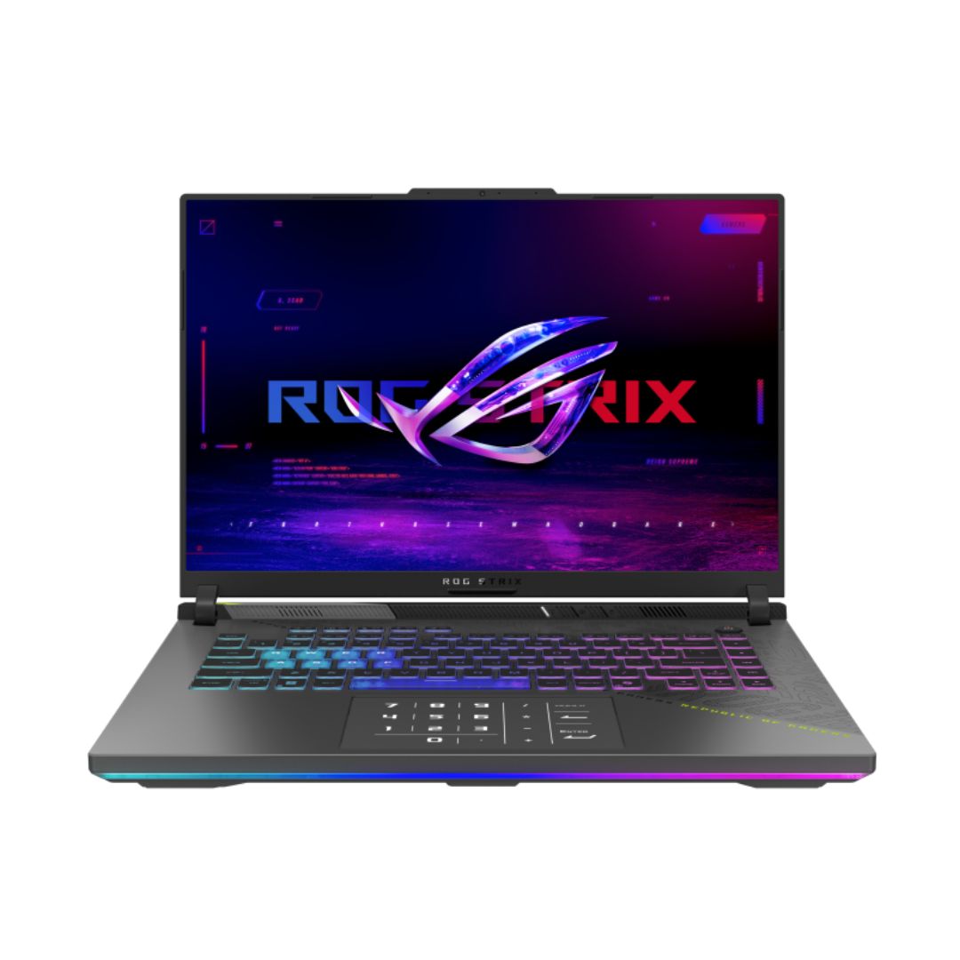 ASUS ROG Strix G16 G614FP-G1S1621W، معالج Ryzen 9-9955HX، ذاكرة وصول عشوائي (RAM) سعة 32 جيجابايت، قرص SSD سعة 1 تيرابايت، بطاقة رسومات NVIDIA RTX 5070 سعة 8 جيجابايت، شاشة 16.0 بوصة بدقة 2.5K WQXGA IPS بمعدل تحديث 240 هرتز، لون رمادي Eclipse 