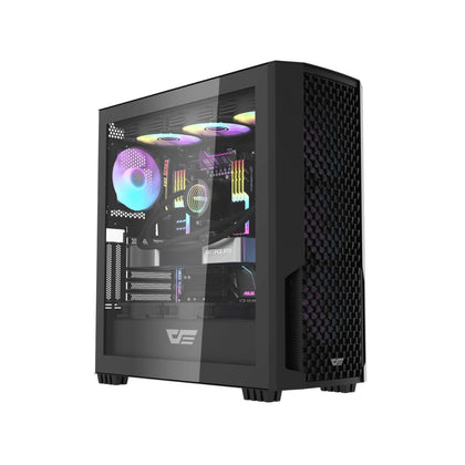DarkFlash DF2100 ATX Mid Tower Case - Black