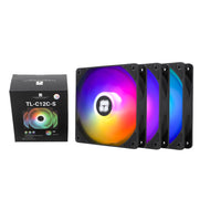 Thermalright TL-C12C-S X3 مجموعة مراوح 120mm ARGB (3 مراوح) - أسود