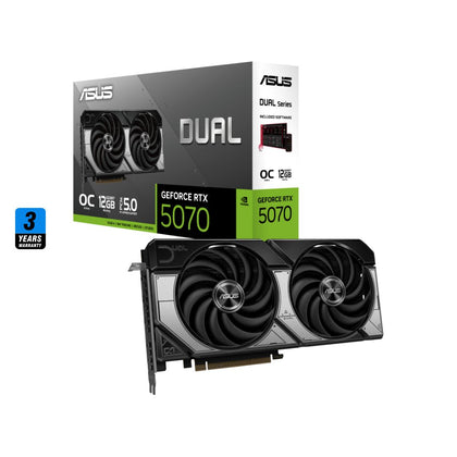ASUS Dual GeForce RTX™ 5070 12GB GDDR7 OC Edition