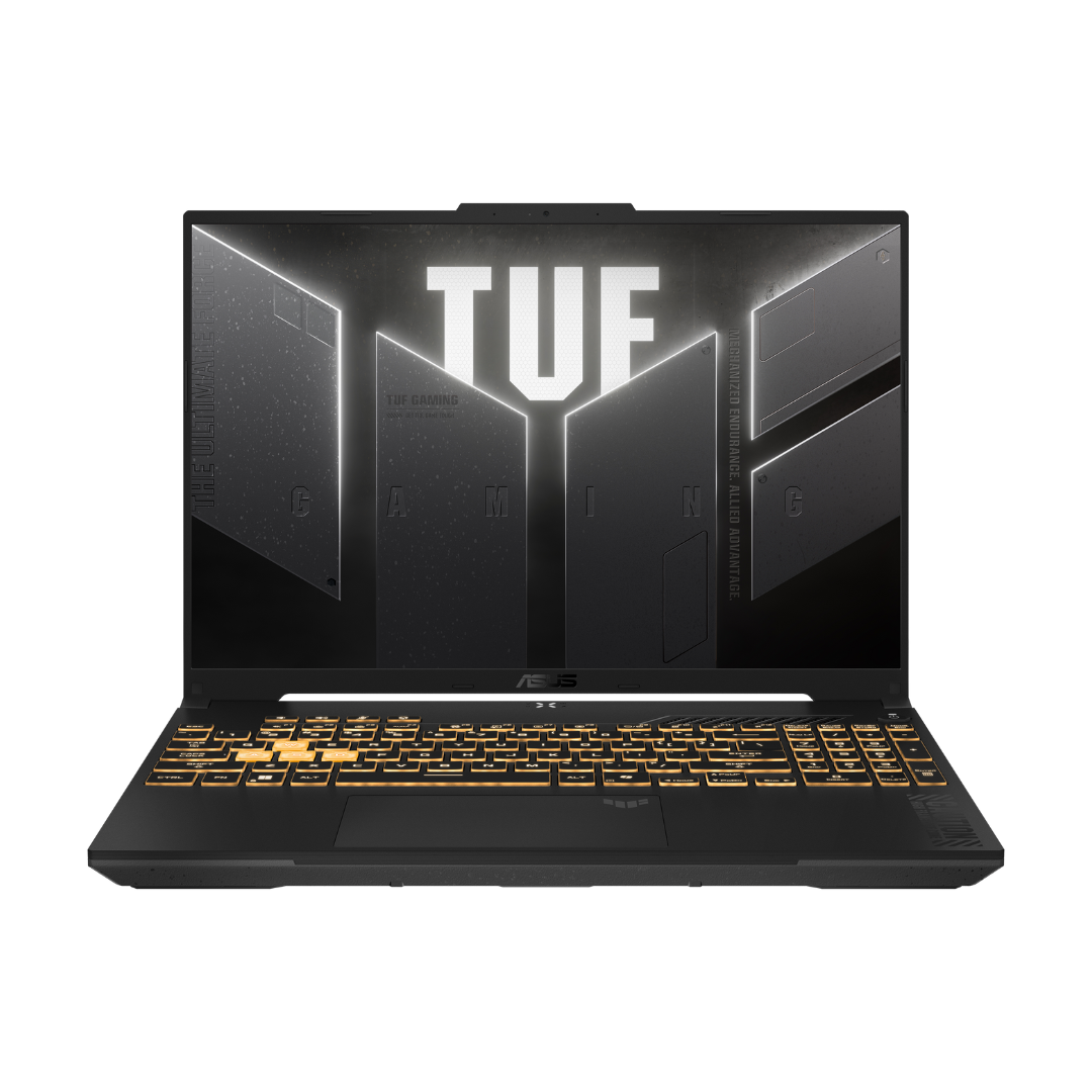 ASUS TUF Gaming F16 FX607VU-RL046/RL177، Intel Core 5-210H، ذاكرة وصول عشوائي (RAM) سعة 16 جيجابايت، قرص SSD سعة 512 جيجابايت، بطاقة رسومات NVIDIA RTX 4050 سعة 6 جيجابايت، شاشة 16.0 بوصة WUXGA بتردد 144 هرتز، رمادي ميكا 