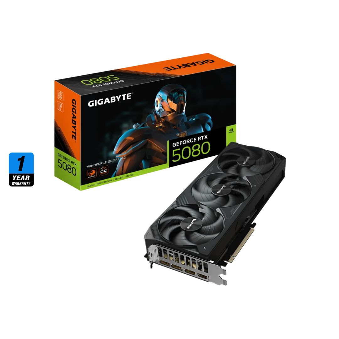 Gigabyte GeForce RTX™ 5080 WINDFORCE OC SFF 16GB