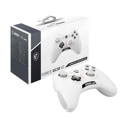 MSI Force GC30V2 Wireless Gaming Controller PC, Android - White