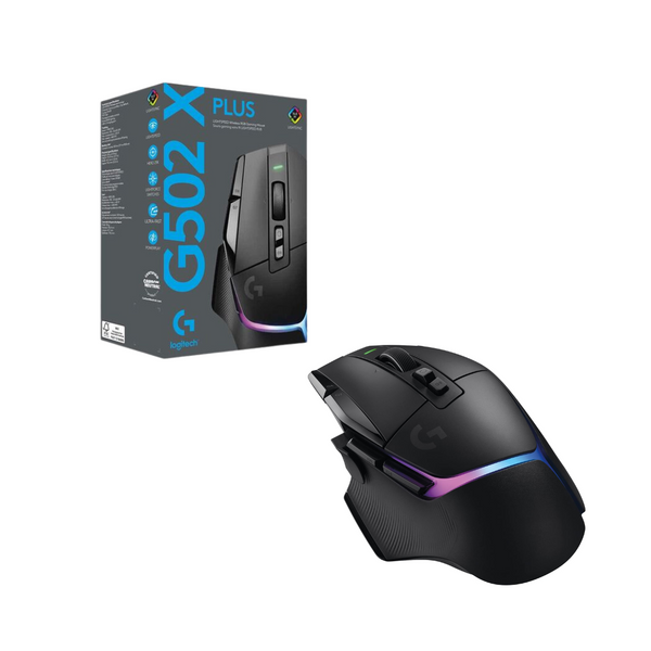 Logitech G502 X PLUS Lightspeed Wireless Optical Mouse Black