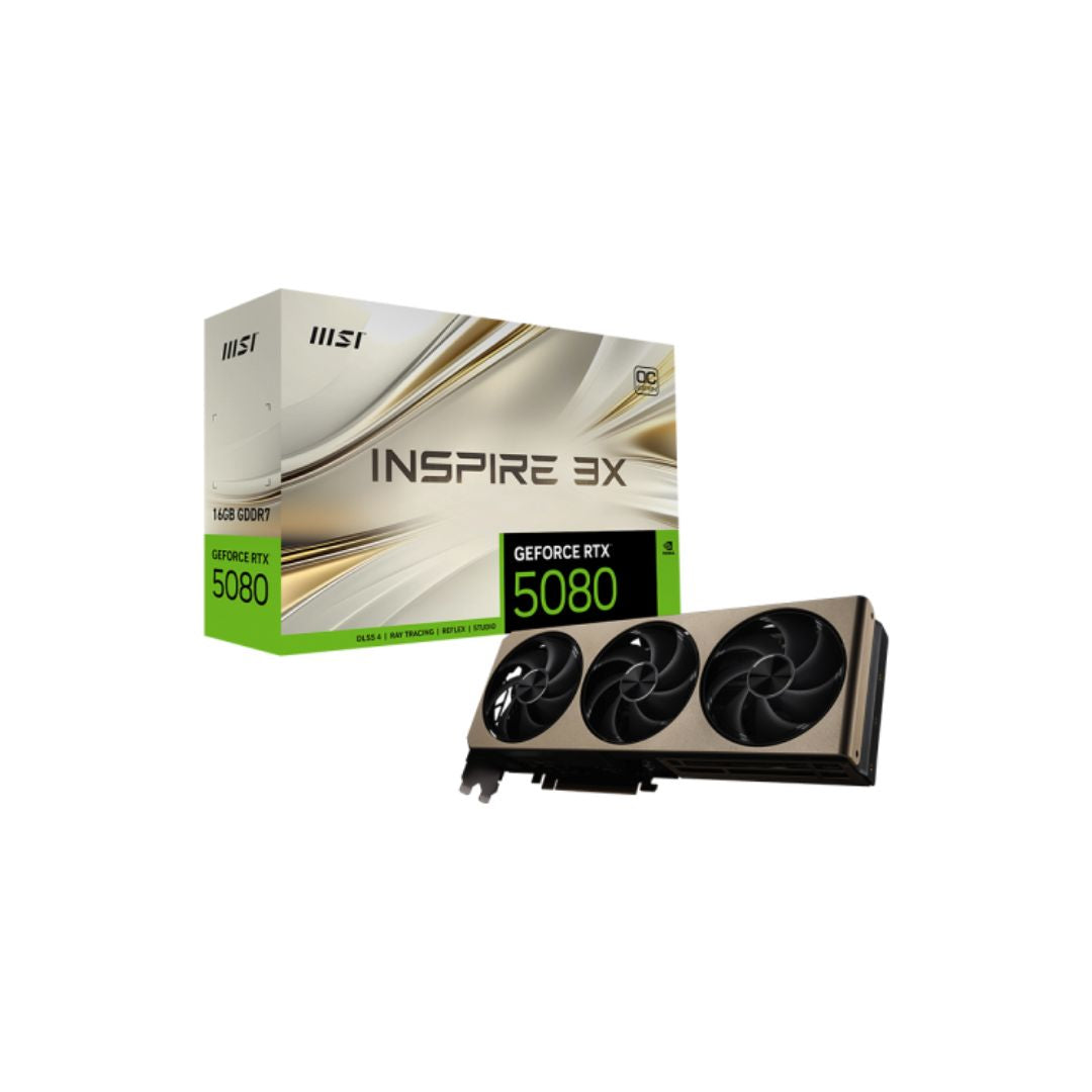 MSI GeForce RTX 5080 INSPIRE 3X OC - 16GB
