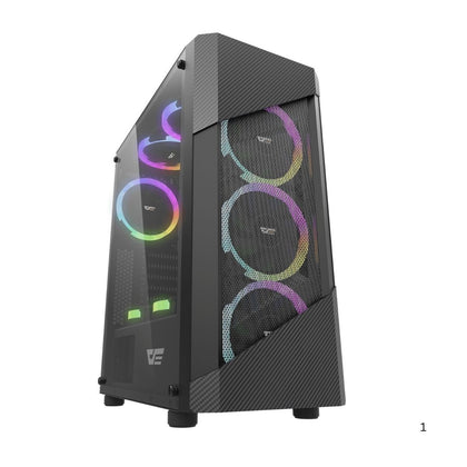 DarkFlash Pollux Mid Tower Case - Black