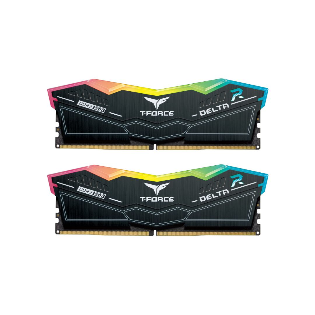 TEAMGROUP T-Force Delta RGB DDR5 Ram 32GB (2x16GB) 6400MHz CL38 - Black