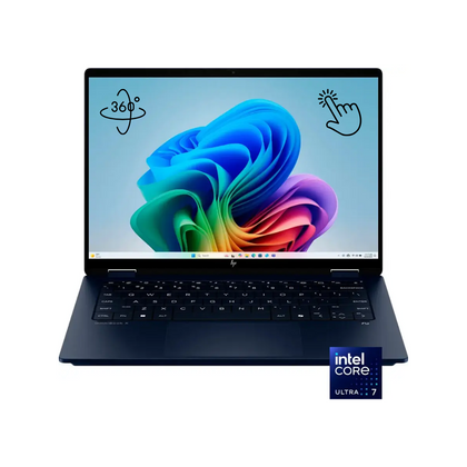 HP OmniBook X Flip 14-FM0023DX, Intel Ultra 7-256V, RAM 16GB, SSD 1TB, Intel Arc 140V, 14.0 Inch WUXGA FHD+ IPS Touch, Atmospheric Blue
